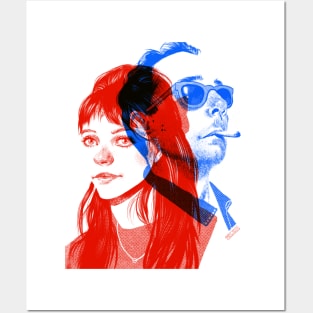 Karina and Godard Posters and Art